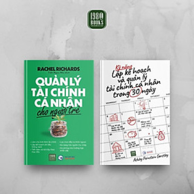 Sách - Combo 2 Cuốn: Kỹ Năng Lập Kế Hoạch Và Quản Lý Tài Chính Cá Nhân Trong 30 ngày + Quản Lý Tài Chính Cá Nhân Cho Người Trẻ - 1980 Books