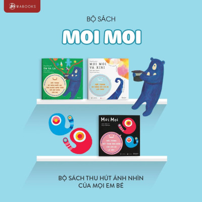Ehon - Combo 9 cuốn Moi moi Âm thanh Buồn ngủ - Cho bé 0 - 2 tuổi - Bản Quyền