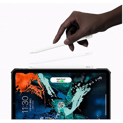 Ốp lưng dành cho iPad Pro 11 2018, Mặt lưng trong suốt, Viền TPU chống sốc - Hàng nhập khẩu 