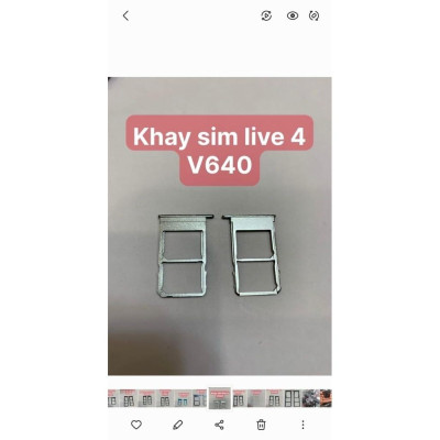 Khay SIM Vsmart Live 4 / Joy 4 / Aris / Aris Pro / Star 3 / Star 5 / Joy 3 / Joy 2+ / Joy 1 / Joy 1+ –Zin New Chính Hãng