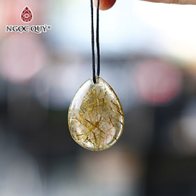 Mặt dây chuyền thạch anh tóc - Ngọc Quý Gemstones