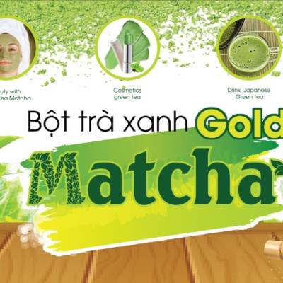 Bột trà xanh Matcha gold 500gr