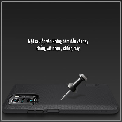 Ốp lưng cho Xiaomi Poco F3 - Redmi K40 nhựa PC cứng Nillkin , Vân nhám , chống vân tay - Hàng Nhập Khẩu