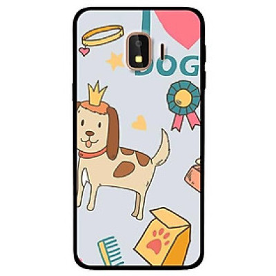Ốp lưng dành cho Samsung J2 Core - J4 2018 - J2 Pro mẫu Cún Đeo Vương Miệng