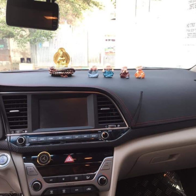 Thảm da Taplo vân carbon Cao cấp dành cho xe KIA Rio