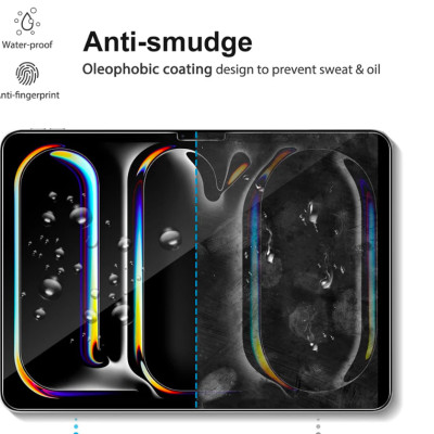 Miếng dán màn hình kính cường lực cho iPad Air 13 inch M2 2024/ iPad Air6 M2 11 inch 2024 hiệu Pro Glass (mỏng 0.2 mm, vát cạnh 2.5D, chống trầy, chống va đập - hàng nhập khẩu