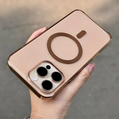 Ốp lưng Xlevel Clear Case Vàng Sa Mạc chống ố vàng hỗ trợ sạc không dây cho điện thoại ip 16 pro max [Camera Control Button] – Hàng nhập khẩu