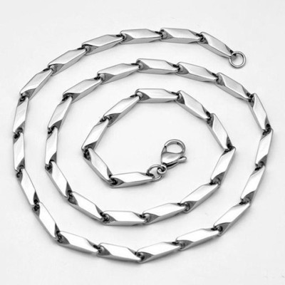 Dây chuyền cao cấp đẹp nam titan sang trọng inox thép không gỉ hỏa tiển trơn trangsucpt 4mm PTDCNA14