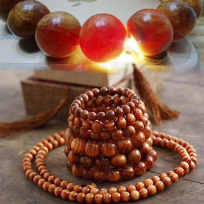 Vòng gỗ Huyết Long thấu quang (Đủ size) BH652 - Trừ tà, Giảm tai ương, Mang lại may mắn