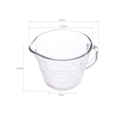 Cốc thủy tinh có vạch chia Hàn Quốc GL1475 dung tích 500ml - Để được trong lò vi sóng