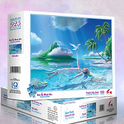 Tranh xếp Hình Tia Sáng  Nới ấy bình yên  (925 mảnh ghép)