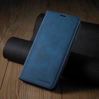 Bao da dạng ví cho iPhone 14 Plus chính hãng Forwenw da thật, có ngăn cài thẻ, đựng tiền - Hàng chính hãng