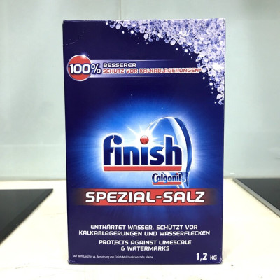 COMBO FINISH: Viên rửa bát All in one 90 viên + Muối 1,2kg