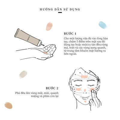 Make Up Cream On The Go (30 gói Shachet) - Kem nền hữu cơ đa năng naturaglacé Make Up Cream (02 - Màu be tự nhiên)