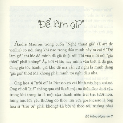 Để Làm Gì - Tạp Bút