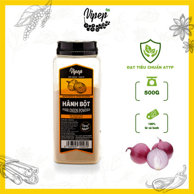 Hành Bột Tự Nhiên Vipep Hũ Nhựa 500g