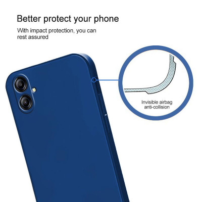 Ốp lưng silicon case cho Samsung Galaxy A06 4G , A06 5G mỏng 0.3mm chống bám bẩn mặt lưng siêu mềm mịn, có gờ bảo vệ camera - Hàng chính hãng
