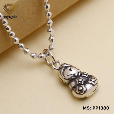 Mặt đeo dây chuyền, lắc tay, lắc chân bạc Ý 925 Huệ Ngân - 12 con giáp