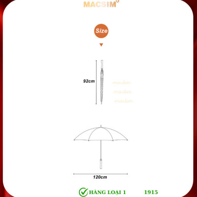 Ô Dù cao cấp Nhãn hiệu Macsim RST Mã 1915