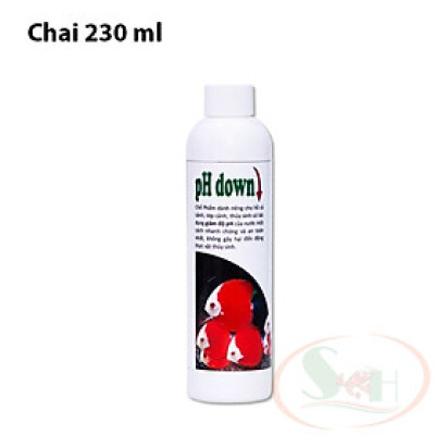 Dung dịch giảm pH PTV pH Down hạ độ cứng kH làm mềm nước bể thủy sinh cá tép cảnh