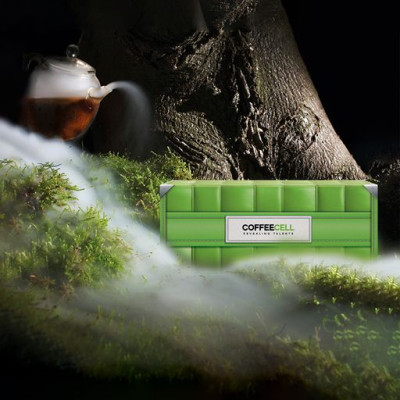 [MUA 1 TẶNG 5] Trà Xanh Với Nhân Sâm Trắng Thượng Hạng COFFEECELL (30 gói x 3g) - Trà nguyên lá ngọt thanh, chát nhẹ, Chống oxy hóa, Tăng cường tập trung - Hàng Chính Hãng