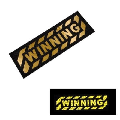 Patch_velcro cảnh báo phản quang dán quần áo_ba lô