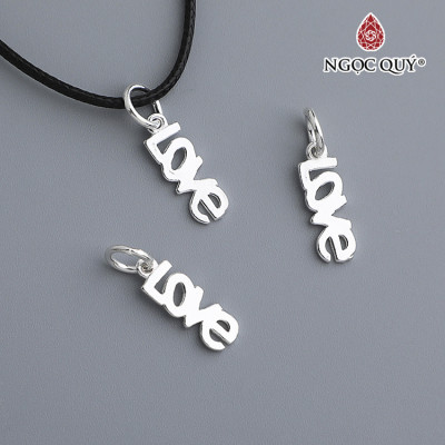 Charm treo hình chữ LOVE - Ngọc Quý Gemstones