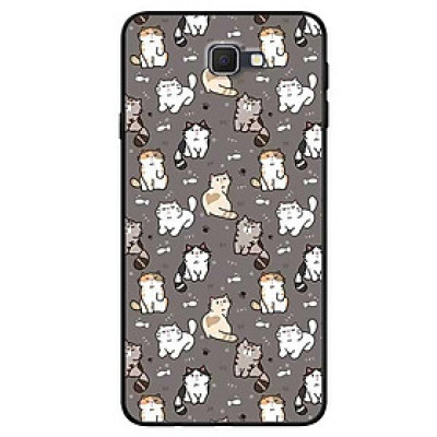 Ốp lưng dành cho Samsung J3 Pro - J7 Pro - J5 Prime - J7 Prime mẫu Họa Tiết Mèo Xám