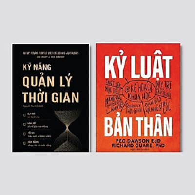 Sách - Combo 2 Cuốn: Kỹ Năng Quản Lý Thời Gian + Kỷ Luật Bản Thân - 1980 Books