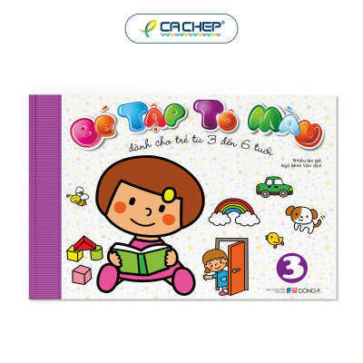 Combo 6 cuốn Bé tập tô màu