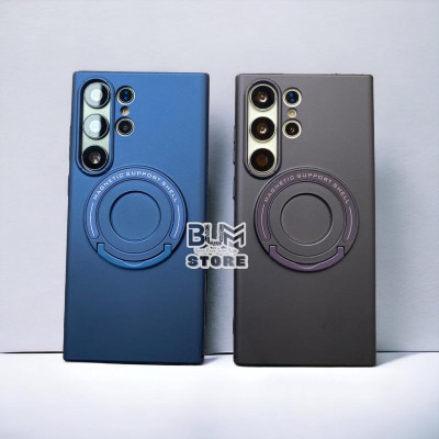 Ốp Lưng Cho Samsung Galaxy S24 Ultra / S25 Plus / S24 Plus / S23 Ultra / S23 Plus Nhựa Cứng Có Từ Tính Tích Hợp Gía Đỡ