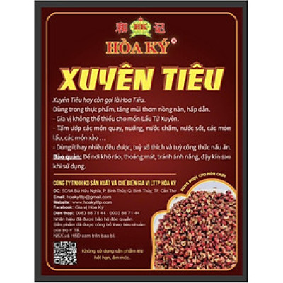 Xuyên tiêu hạt 400gr Hoà Ký nguyên chất