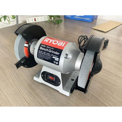 Máy mài 2 đầu đá để bàn điện 250W RYOBI (KYOCERA) - HBG-6E (Kèm 2 đá mài)