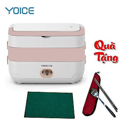 Hộp đựng cơm văn phòng, Hộp Cơm Cắm Điện 3 Tầng Inox ,Hộp hâm nóng thức ăn YOICE- HÀNG CHÍNH HÃNG