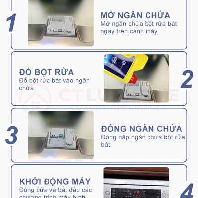 Bột rửa bát Finish Powder 1kg (Hương Chanh)