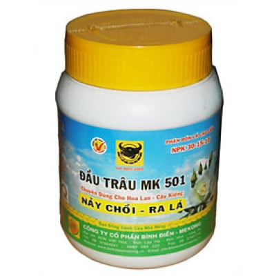 Phân bón lá Đầu Trâu MK 501 kích thích phát triển chồi lá rễ (Hũ 400g)