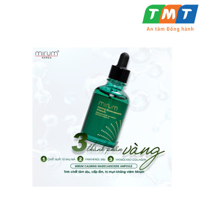 [HÀNG CHÍNH HÃNG] Ampoule tinh chất dịu da, cấp ẩm Mirum mỹ phẩm Hàn Quốc 50ml