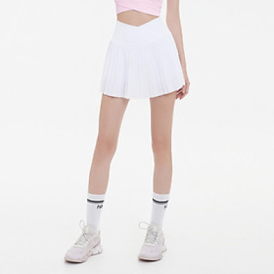  Chân Váy Thể Thao Hibi Sports SK004, Kiểu Lưng Chéo Xếp Ly, Chất Vải Cao Cấp