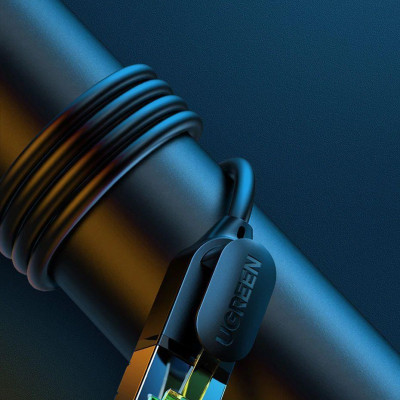 Ugreen UG80419NW149TK 5M 10Gbps màu đen cáp mạng CAT7 siêu mỏng nhỏ 0.38mm - HÀNG CHÍNH HÃNG