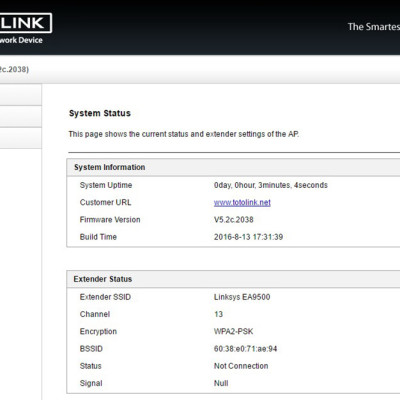 Bộ Kích Sóng Wifi Repeater 300Mbps Totolink EX200 - Hàng Nhập Khẩu