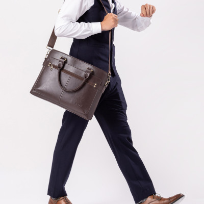 Cặp công sở Trita ( Thời trang nam đa năng - Cặp da TCA12 )