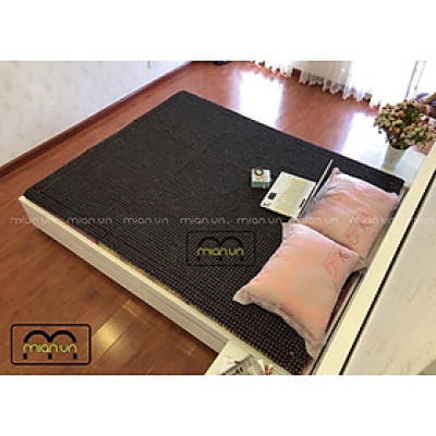 Chiếu Hạt Gỗ Trắc Bóng Hạt 1.2cm - Chiếu gỗ Mian ( video , hình thật )