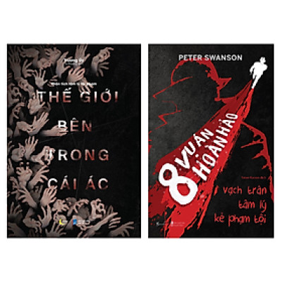 Combo Sách Tâm Lý Học Bán Chạy Nhất: Phân Tích Tâm Lý Tội Phạm - Thế Giới Bên Trong Cái Ác +  8 Vụ Án Hoàn Hảo - Vạch Trần Tâm Lý Kẻ Phạm Tội