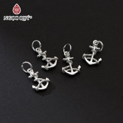 Charm bạc hình mỏ neo treo - Ngọc Quý Gemstones