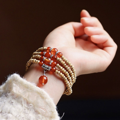 VÒNG TAY CHUỖI HẠT BỒ ĐỀ TINH NGUYỆT TỰ NHIÊN 5mm CHO MỆNH HOẢ /THỔ