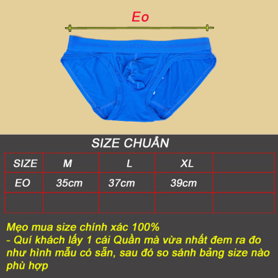 Quần lót tam giác có lưng Nam vải thun lạnh mềm mát - A160