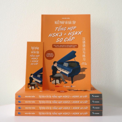 Sách - Ngữ Pháp Và Bài Tập Tổng Hợp HSK 3 + HSKK Sơ Cấp - AZ Việt Nam