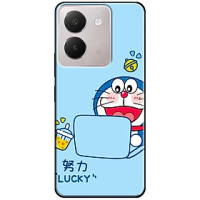 Ốp lưng cho Vivo Y03 - Y03T - Y18 - Y18S - Y18T - Y27 5G - Y28 4G - Y36 - Mèo Lucky - Hàng Chính Hãng