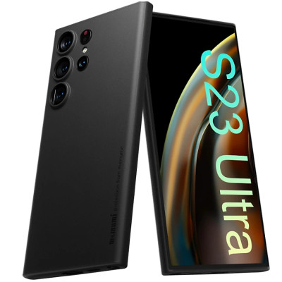 Ốp lưng nhám siêu mỏng 0.3mm cho Samsung Galaxy S23 Ultra - S23 Plus hiệu Memumi có gờ bảo vệ camera - Hàng nhập khẩu