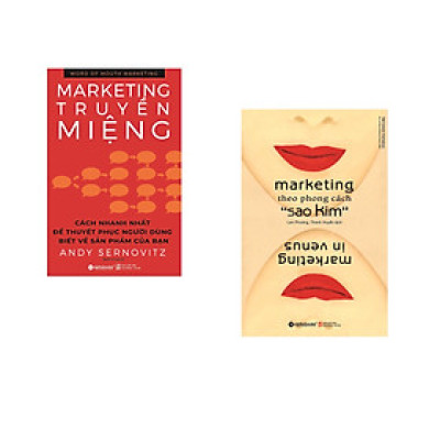 Combo 2 cuốn sách: Marketing Theo Phong Cách Sao Kim  +  Marketing Truyền Miệng